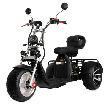 Электроскутер Ikingi X12 PRO Trike черный